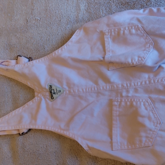 Oshkosh Pink Denim 3T Girls Dungarees - Picture 5 of 6